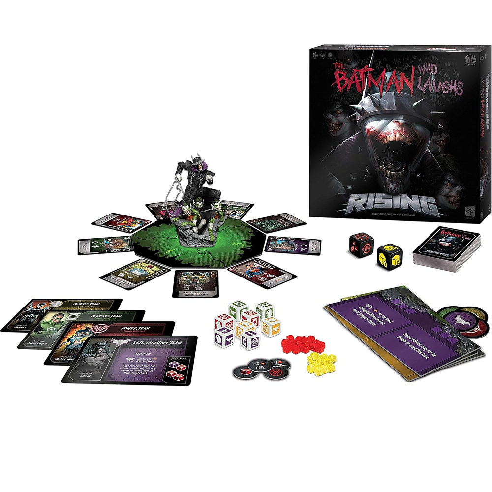 The Batman Who Laughs Rising Board Game