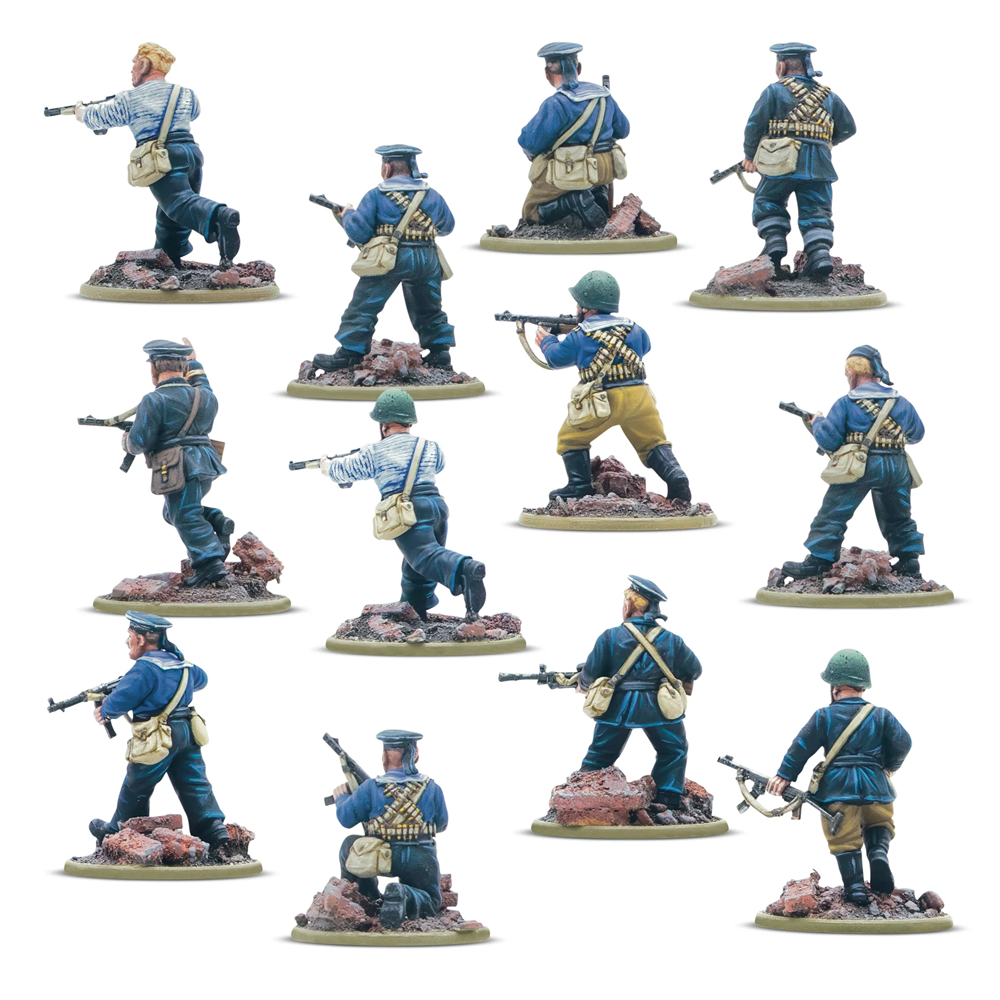 Soviet Naval Brigade Veteran Squad - Bolt Action