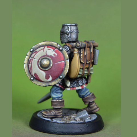 Fighter Helm & Axe - Crooked Dice