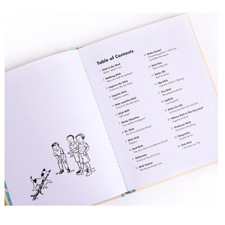 100 Games to Play with a Stick – Hardback Book