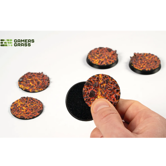 Gamers Grass Molten Lava Base To...