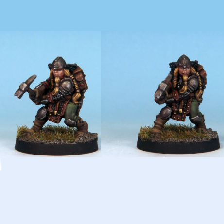 Female Dwarf Fighter - Crooked Dice