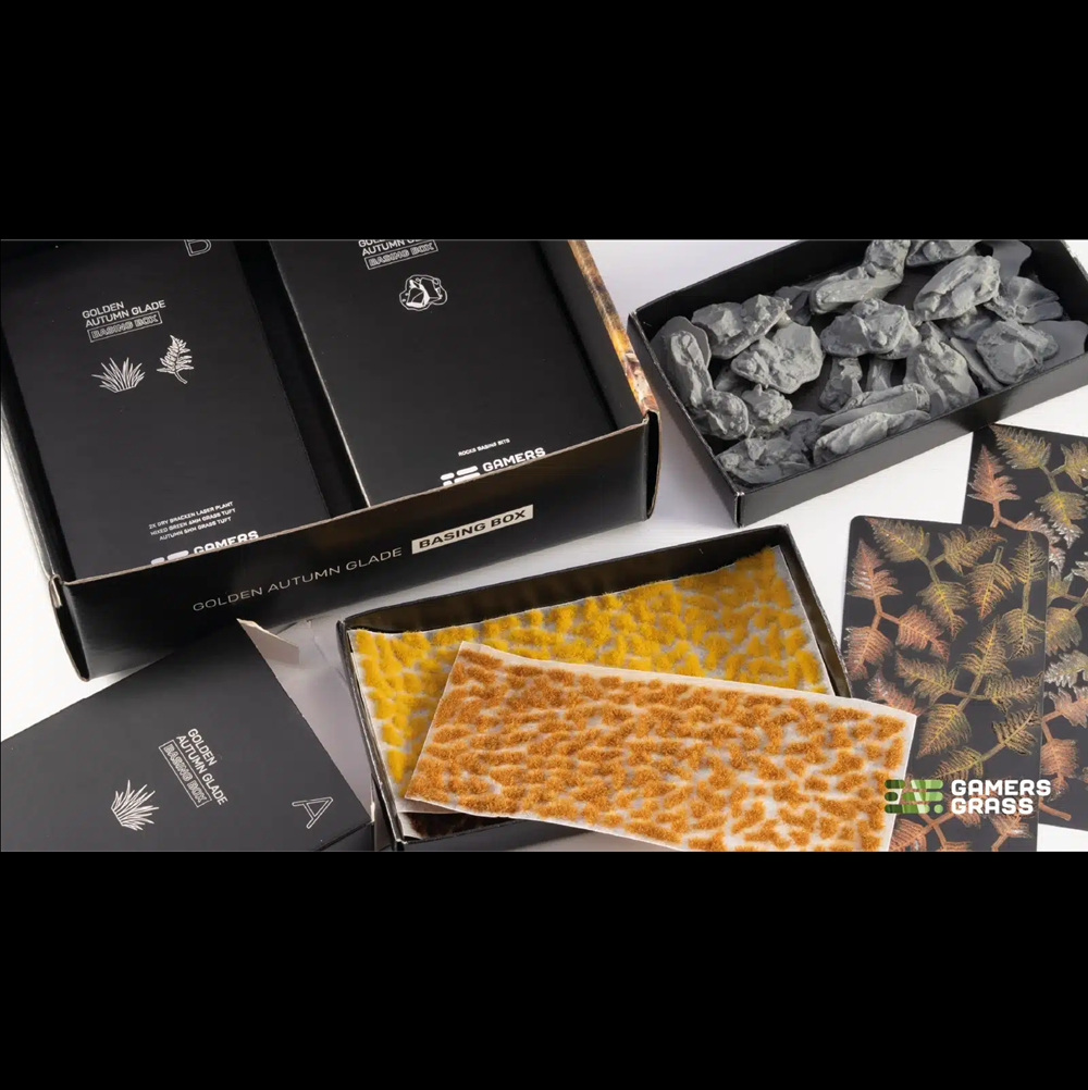 Gamers Grass Golden Autumn Glade Basing Box