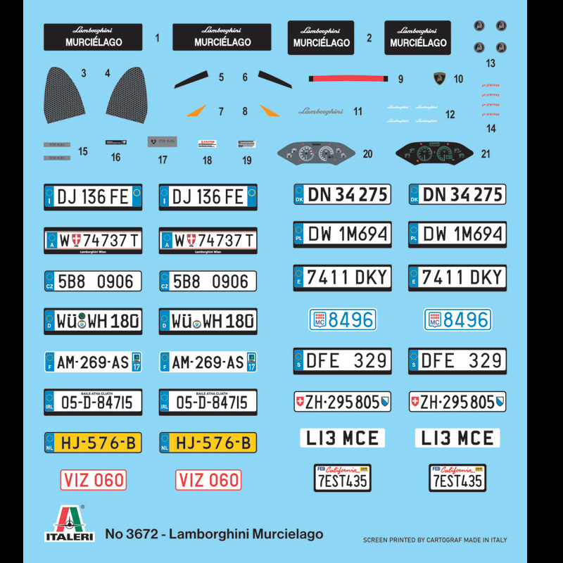 Italeri Lamborghini Murciélago | 1:24 Scale Model Kit