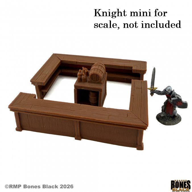 44339 Green Griffin Bar - Reaper Bones Black