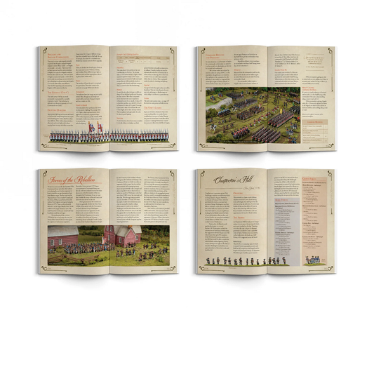 A5 softcover rulebook featuring ...