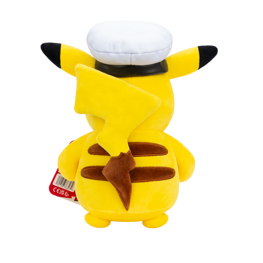 8" Captain Pikachu Pokémon Plush