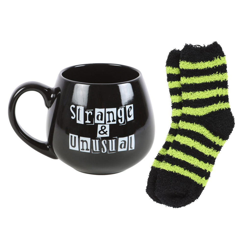 Strange & Unusual Mug & Sock Set