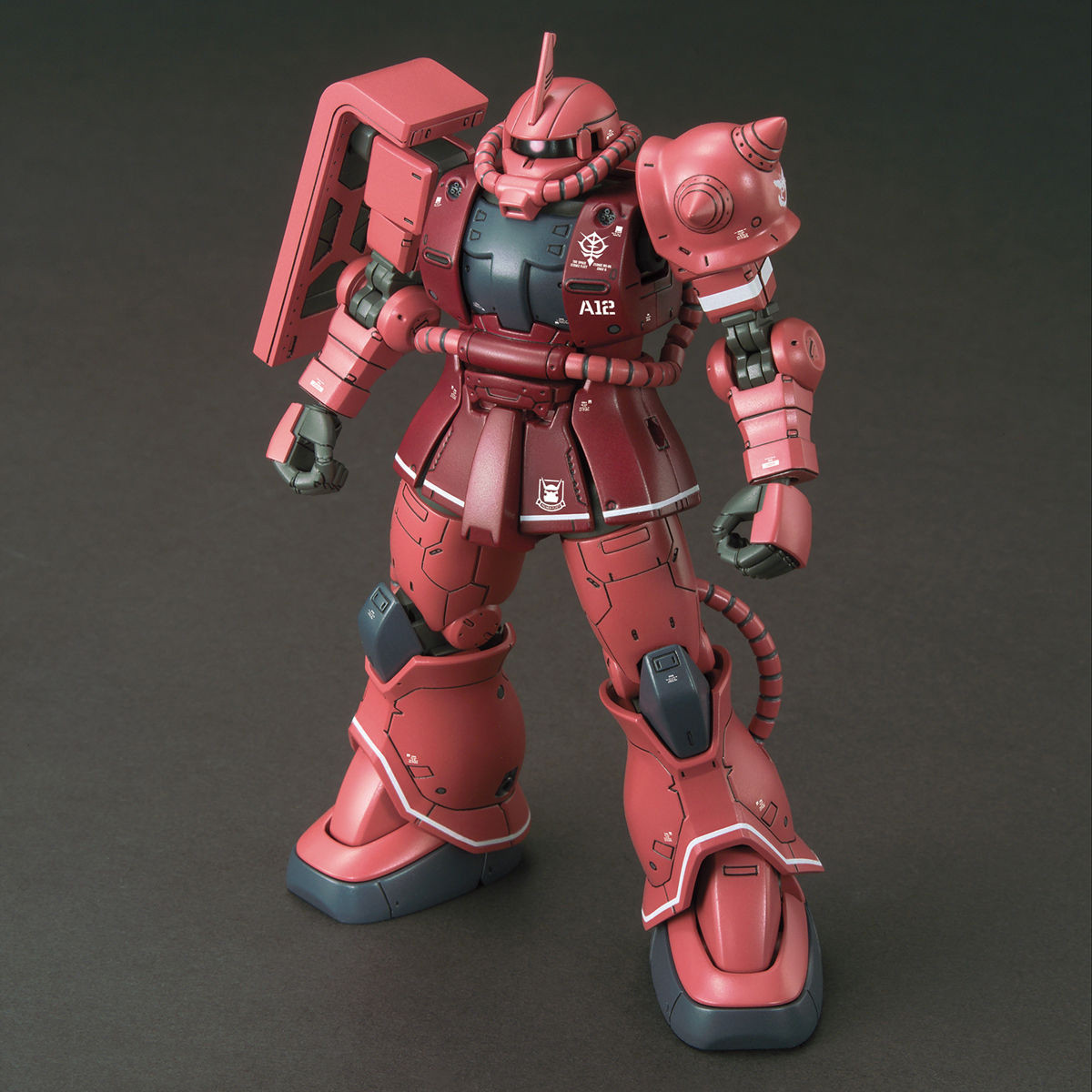 HG MS-06S Zaku II Principality of Zeon Char Aznable's Mobile Suit (Red Comet Version) – 1/144 Bandai Gunpla