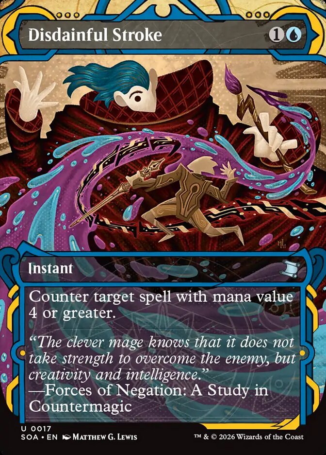 Disdainful Stroke Secrets of Strixhaven Mystical Archive #017Card Front