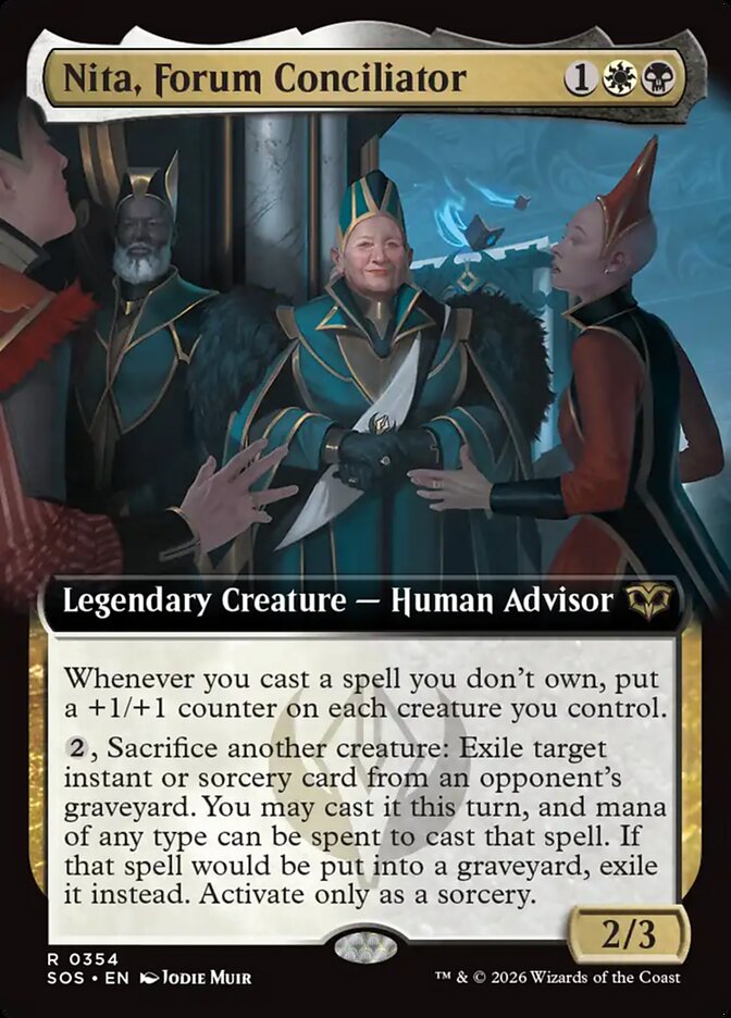 Nita, Forum Conciliator Secrets of Strixhaven Extended Art #354Card Front