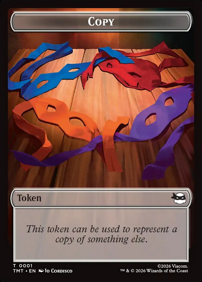 Copy Teenage Mutant Ninja Turtles Token #001