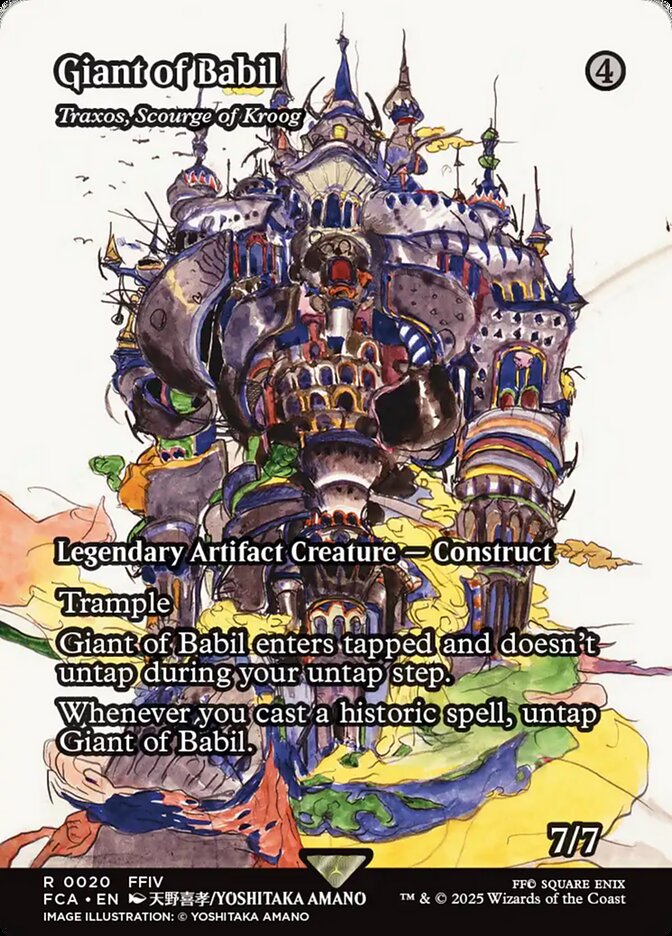 Traxos, Scourge of Kroog Final Fantasy Through The Ages #020 Card Front