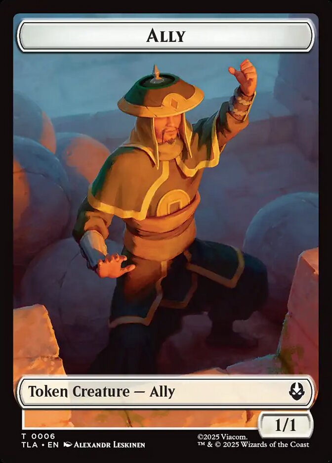 Ally Avatar The Last Airbender Token #006 MTG Single Card Front