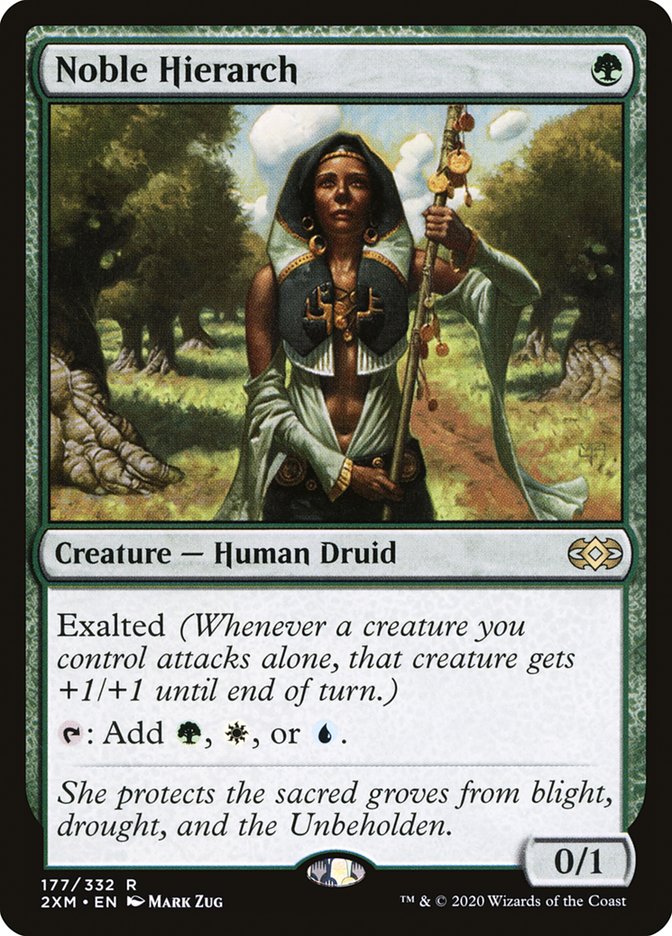 Noble Hierarch Double Masters #177 Card Front