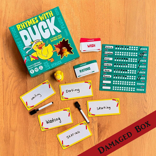 Rhymes With Duck Damaged Box