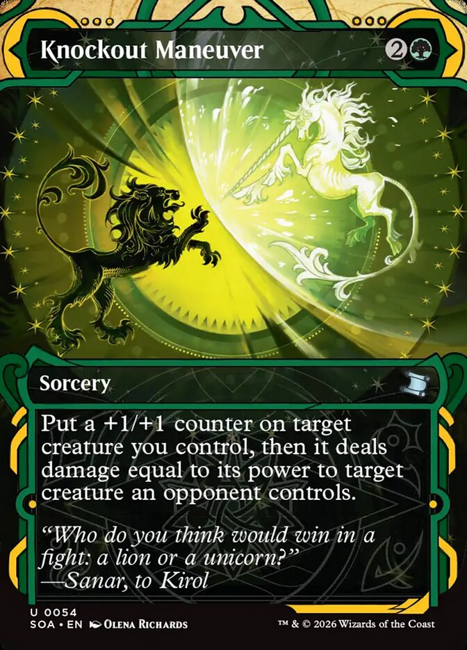 Knockout Maneuver Secrets of Strixhaven Mystical Archive #054Card Front