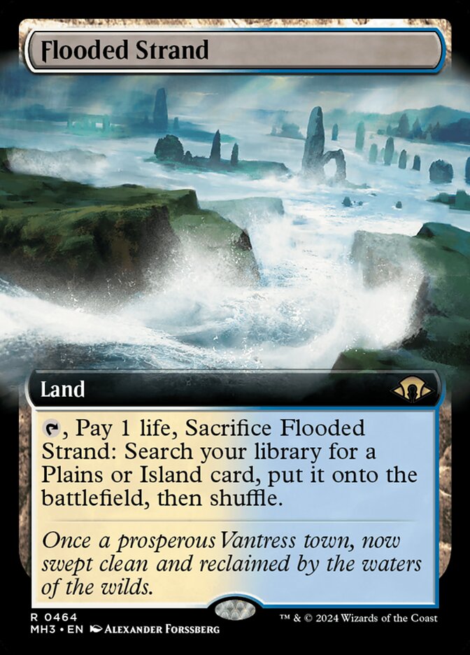 Flooded Strand Extended Art MTG Single | MH3 #464