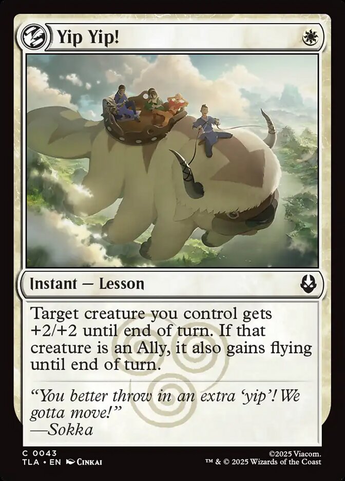 Yip Yip! Avatar The Last Airbender #043 MTG Single Card Front