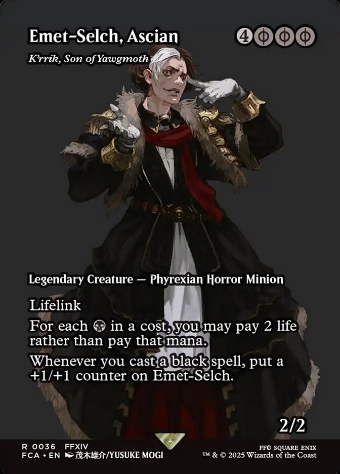 K'rrik, Son of Yawgmoth Final Fantasy Through The Ages #036 Card Front