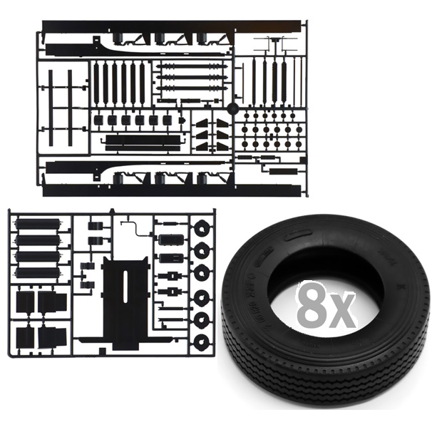 Italeri Cargo Trailer | 1:24 Scale Model Kit