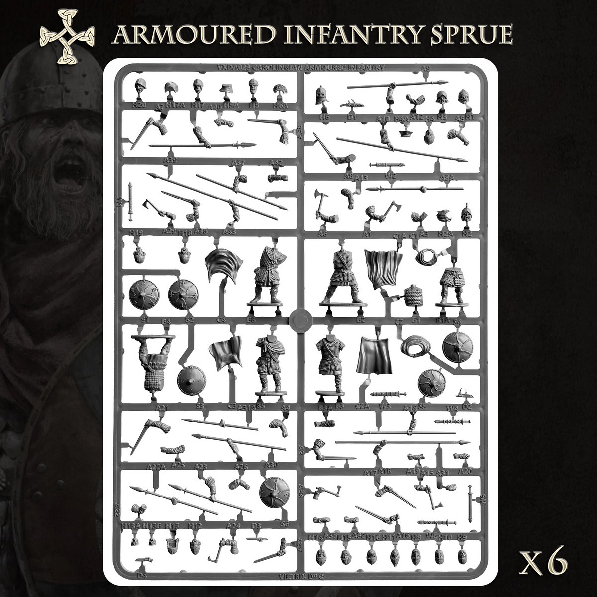 Carolingian Armoured Infantry - Victrix Dark Ages