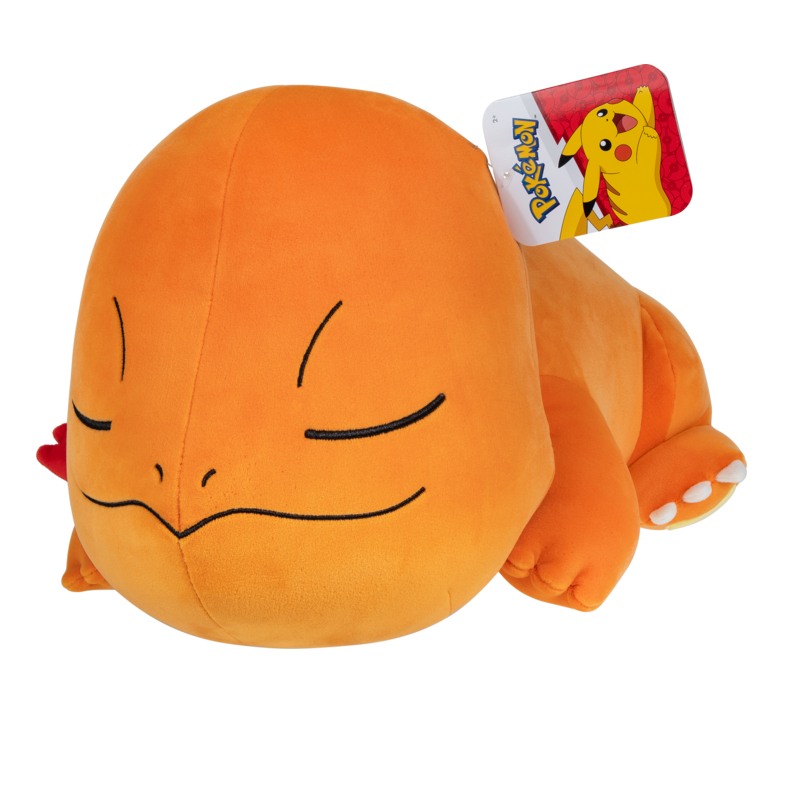 18" Sleeping Charmander Pokémon Plushie