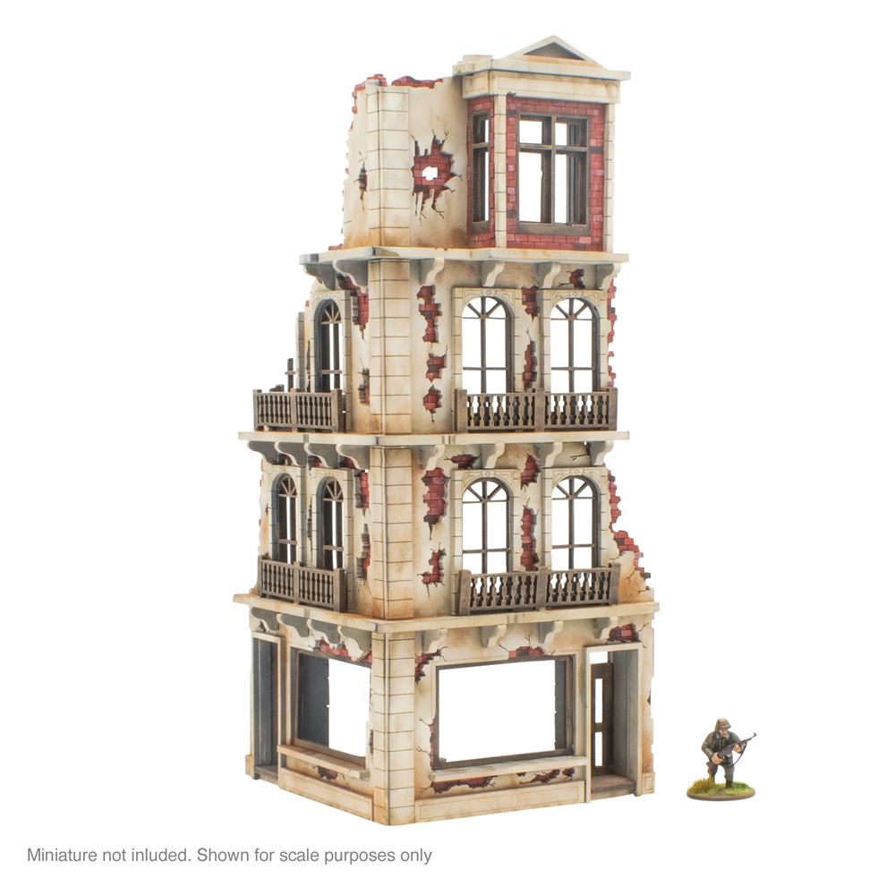 4 Storey Building Corner 1- MDF