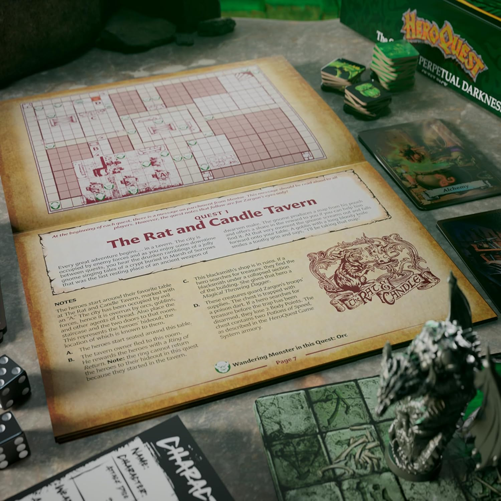 HeroQuest Crypt of Perpetual Darkness Quest Pack Expansion
