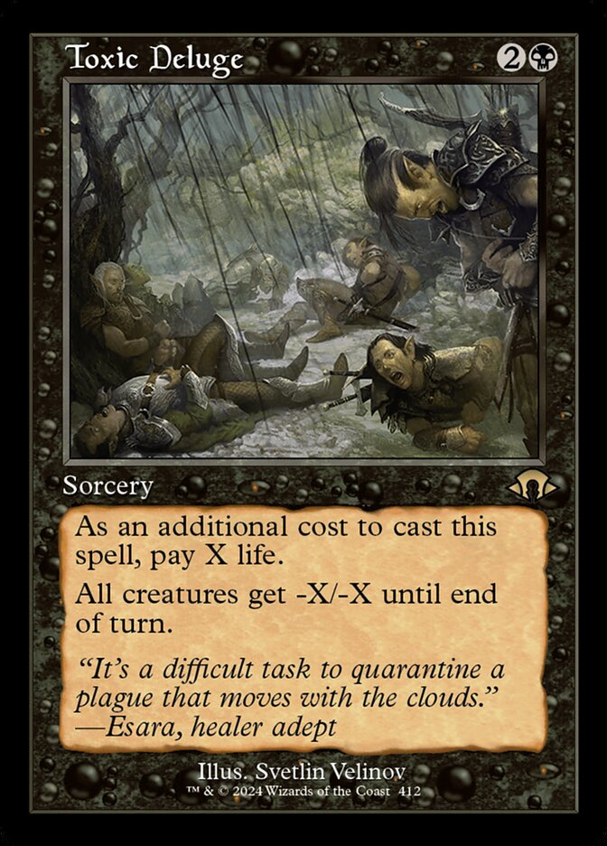 sell mtg cards uk Toxic Deluge Retro Frame MTG Single