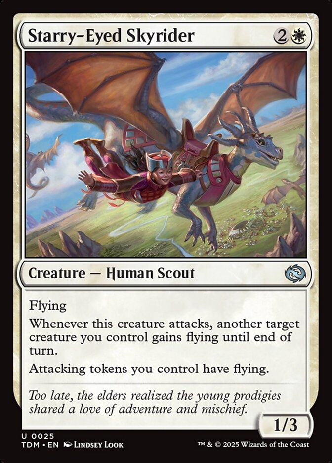 Starry-Eyed Skyrider Tarkir Dragonstorm #025