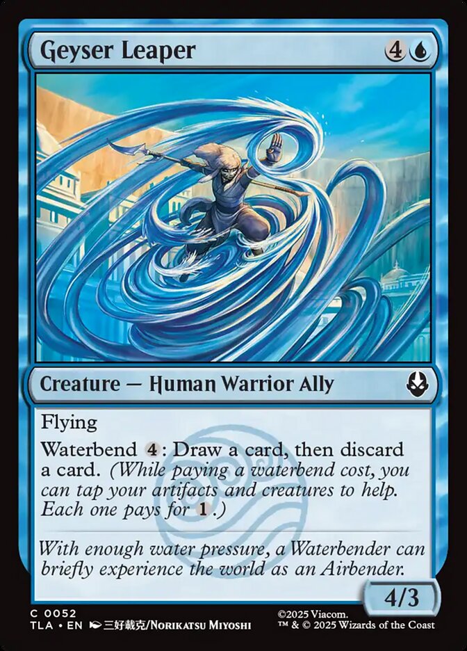 Geyser Leaper Avatar The Last Airbender #052 MTG Single Card Front