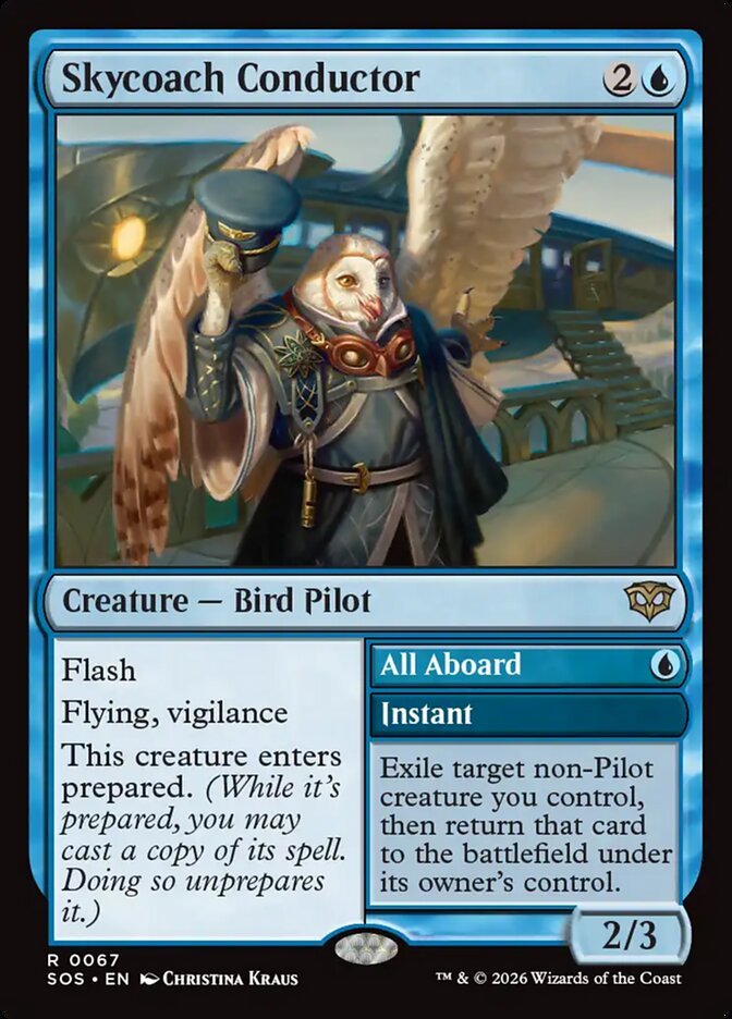 Skycoach Conductor // All Aboard Secrets of Strixhaven #067Card Front
