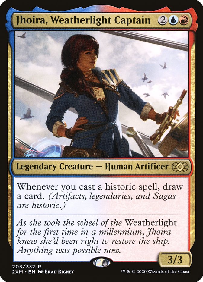 Jhoira, Weatherlight Captain Double Masters #203 Card Front