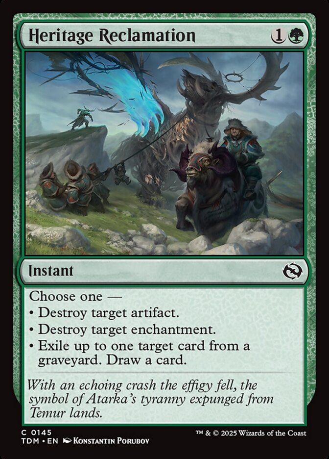 Heritage Reclamation Tarkir Dragonstorm #145