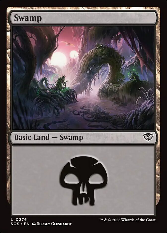Swamp Secrets of Strixhaven Basic Land #276Card Front