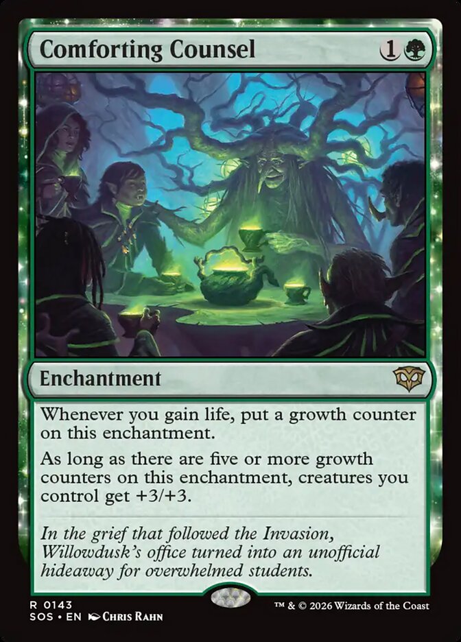Comforting Counsel Secrets of Strixhaven #143Card Front