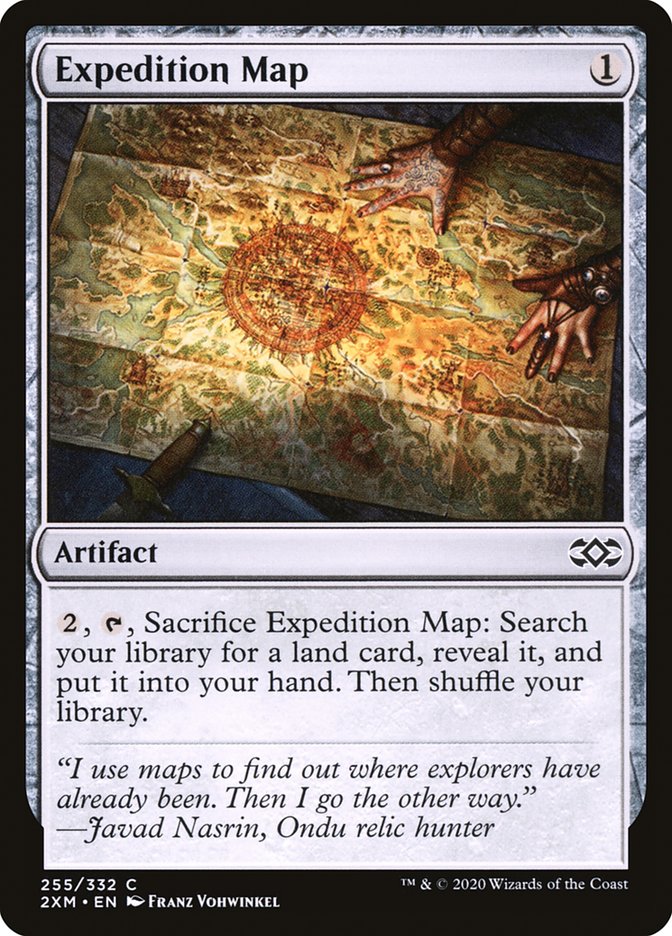 Expedition Map Double Masters #255 Card Front