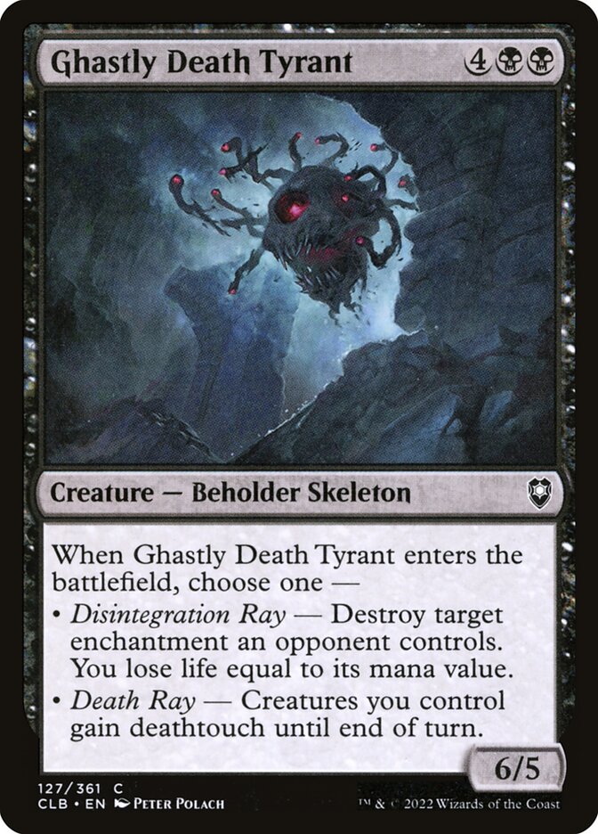 Ghastly Death Tyrant - Commander Legends #127 Card Front