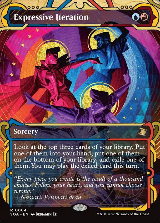 Expressive Iteration Secrets of Strixhaven Mystical Archive #064Card Front