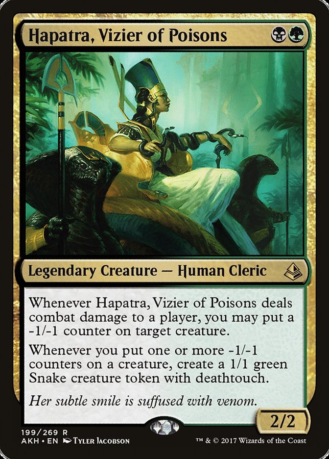 Hapatra, Vizier of Poisons Amonkhet #199 | Magic! The Gathering Singles
