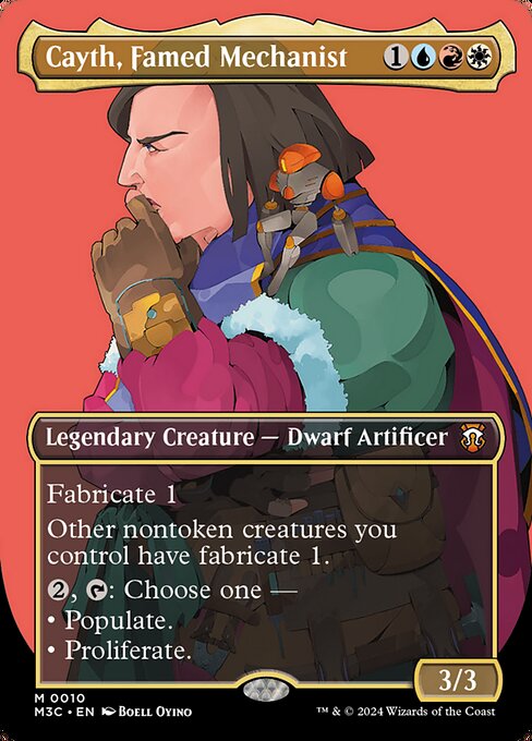 Cayth, Famed Mechanist MTG Single | Borderless Profile M3C Commander #010 Mighty Lancer Games Cayth, Famed Mechanist MTG Single | Borderless Profile M3C Commander #010 Mighty Lancer Games
