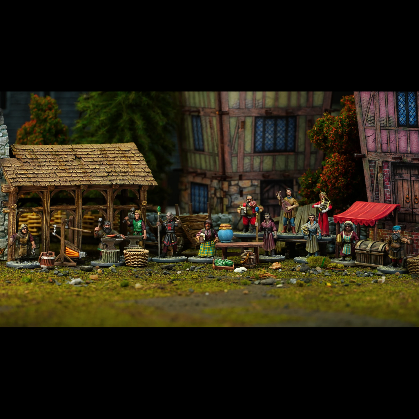 Classic Fantasy Villagers (2): Elves & Dwarves - Wargames Atlantic