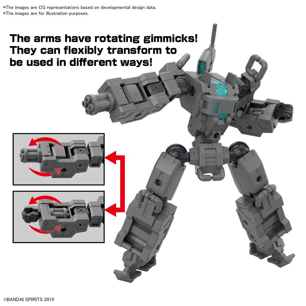 30mm Extended Armament Vehicle Smart Transformable Machine - Bandai