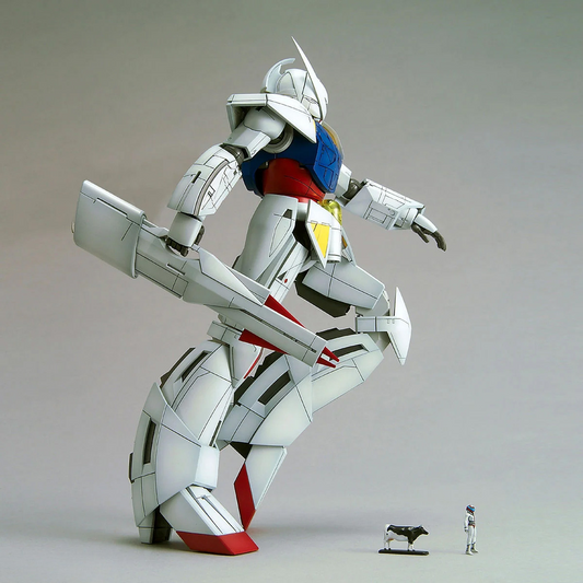 Model kit of a robot with 'M...