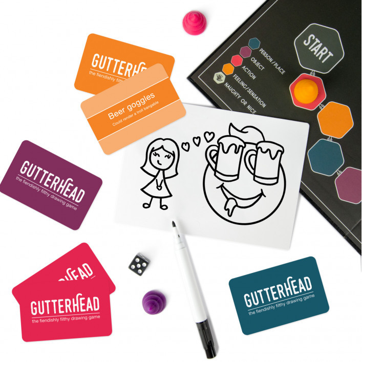 Gutterhead - The Fiendishly Filthy Drawing Game