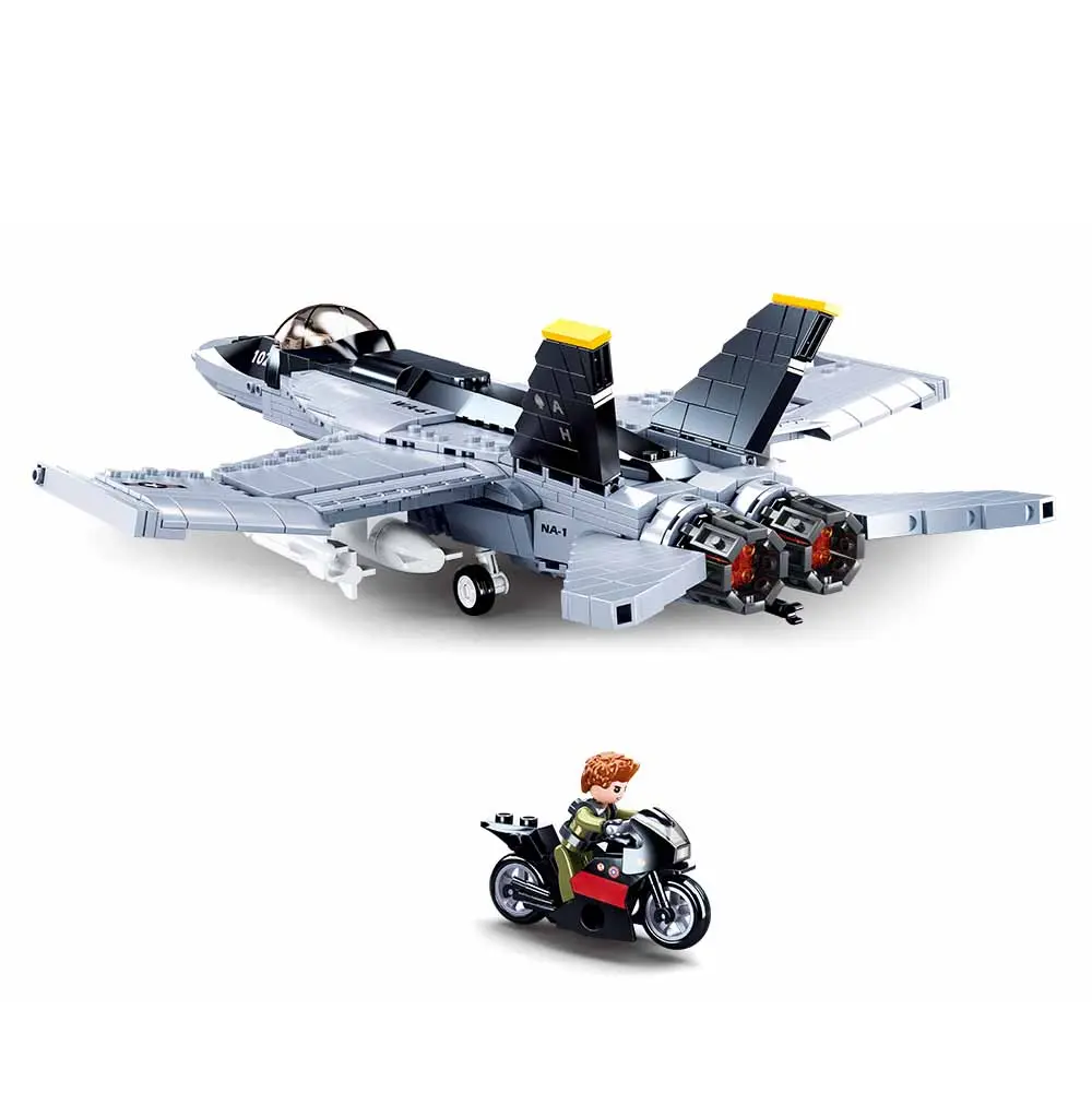 Sluban Super Bumblebee Fighter Jet - Model Bricks Kit