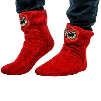 Warhammer Red Squig Slipper Socks