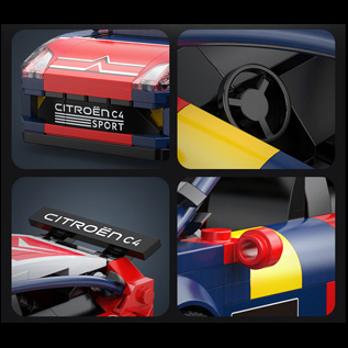Bricks Citroën C4 WRC Cada Brick Model Kit