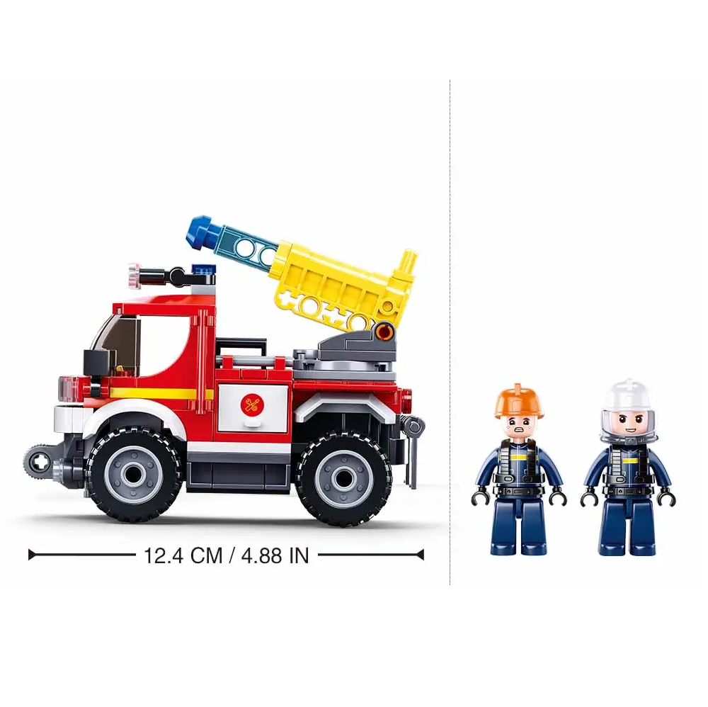 Sluban Fire Engine Put Out Fires - Building Brick Kit